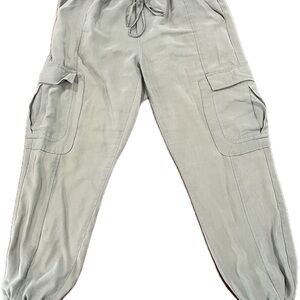 INC International Concepts Women’s Army Olive Green Cargo Pants Joggers Soft